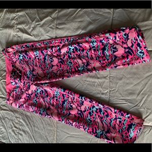 Lilly Pulitzer Luxetic Leggings in Lobstah Roll